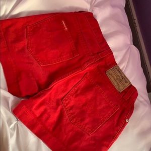 Jordache Red jean shorts